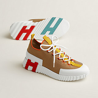 美品 HERMES ストライプブランケットオレンジ・クリーム HERMES エルメス ポシェットケリー □R刻印 オレンジ シルバー